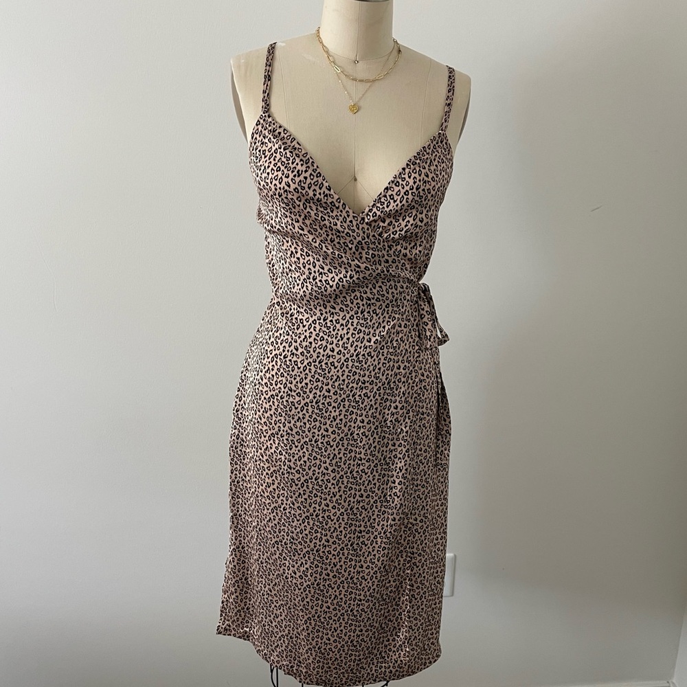 Leopard Wrap Dress
